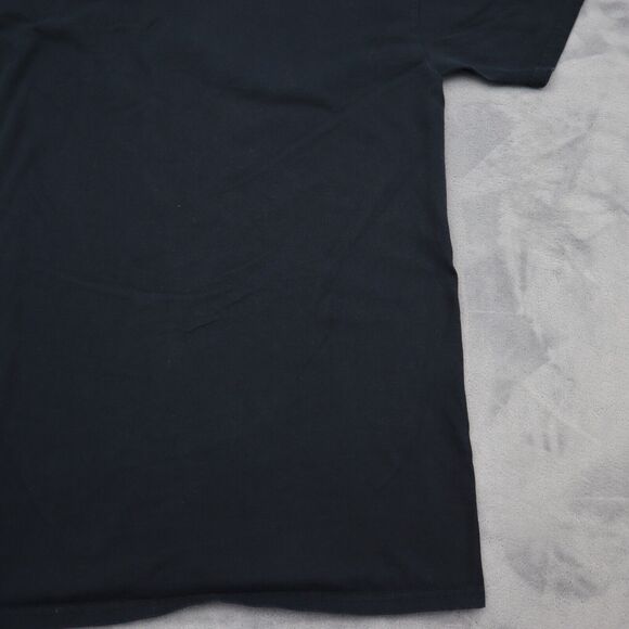 Jerzees Shirt Mens S Black Short Sleeve Crew Neck Graphic Print Cotton T Shirt - Picture 14 of 16